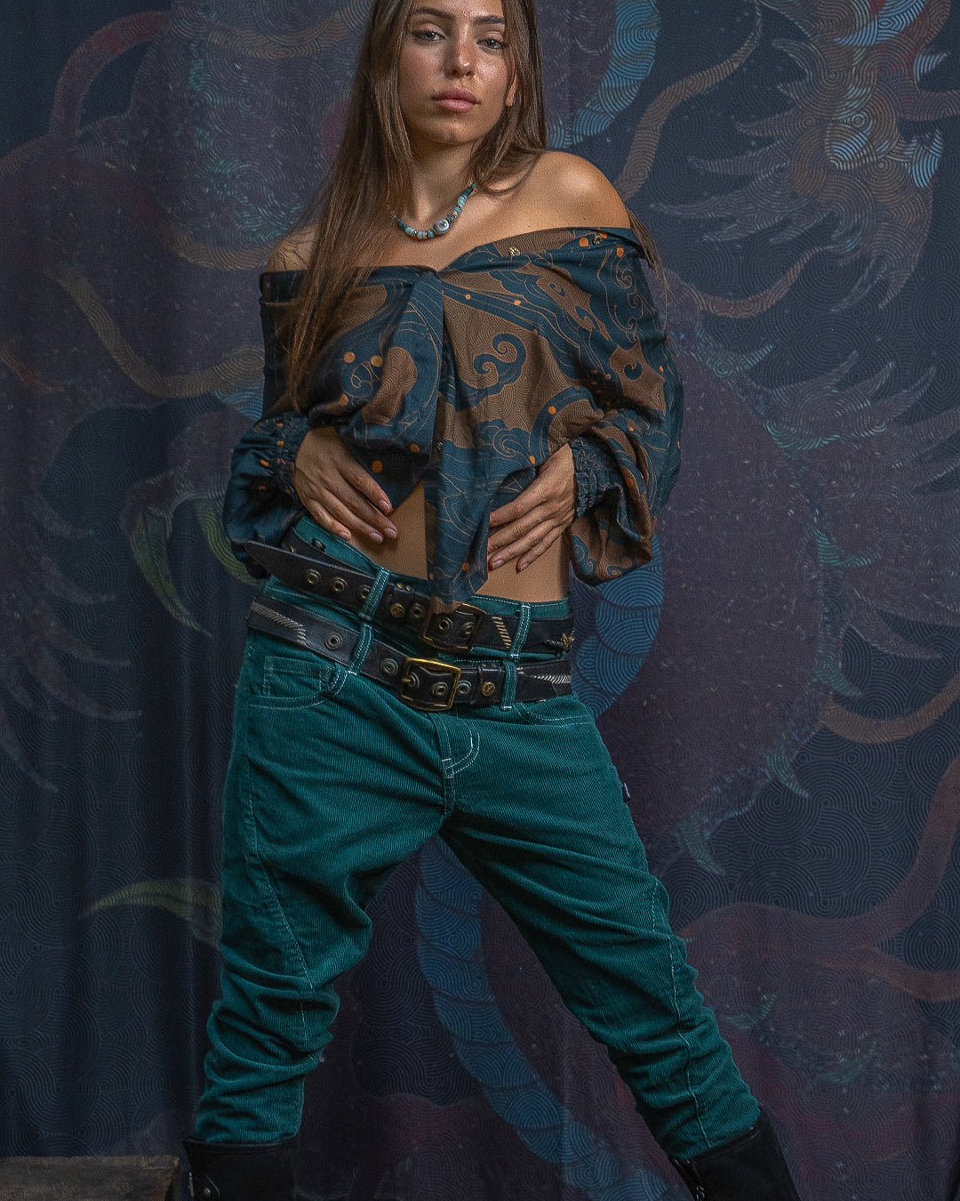 Shirt Woman Longsleeve FRUFRU / Bio Farms Bamboo - SHOGUNSEA